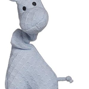Baby’s Only Trilfiguur giraf – Autostoelspeeltje – Wagenhanger – Poederblauw – Speelgoed voor onderweg – Baby cadeau