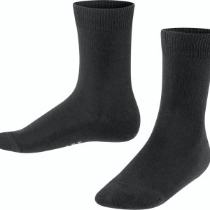FALKE Family Kinderen Sokken – Zwart – Maat 19-22