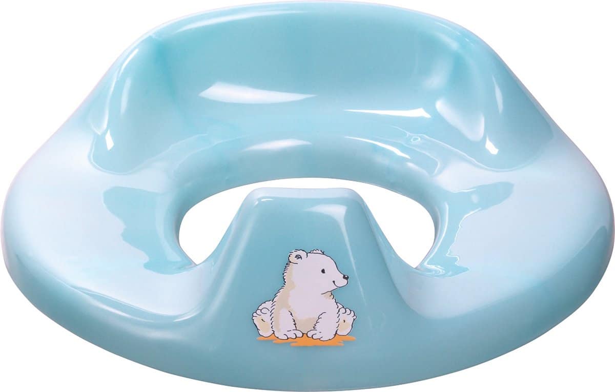 bébé-jou – Toiletverkleiner Pompon Turkoois - Afbeelding 2